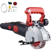 Vevor Muurfrees, sleuffrees, 4800W, wandfrees, 6500 tpm, 34 mm diepte, 42 mm breedte, elektrische groefmachine
