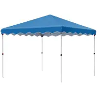 Happyment Gazebo Valora - Pergola - Paviljoen - Partytent - Strandtent - Voor Terras, Feest en Achtertuin - 3x3m - Blauw