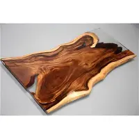AEA Epoxidharz Esstisch River Table Echtes Holz Massiv Tische 200x90 Flusstisch