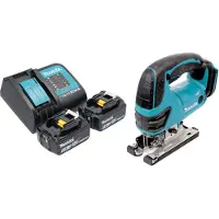 Makita DJV 180 SGX accu-decoupeerzaag 18 V 135 mm + 2x accu 6,0 Ah + oplader