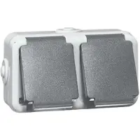 PEHA by Honeywell 306211 Wandcontactdoos Compleet 1-voudig Grijs 1 stuk(s)