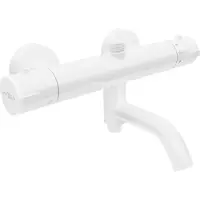 Mexen Kai thermostatische bad-douchekraan, wit - 77900-20