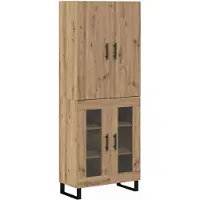 Syfax Hoge kast 2 pcs Artisan Eiken 69,5 x 34 x 180 cm
