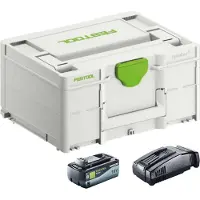 Festool SYS 18V 1x8.0/SCA16 Energieset 1x accu 18 V 8.0 Ah ( 577323 ) + lader ( 576953 ) + Systainer