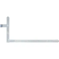Alberts Tor-Winkelband | Geschikt voor deuren, garagedeuren en frameconstructies | Verzinkt, met een dikke passiveringslaag | Rolbreedte 16 mm | Afmetingen 400 x 400 mm