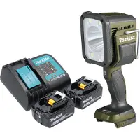 Makita DML 812 ST Akku Handstrahler 18 V 1250 lm LED Olive Grün Outdoor Adventure Sonderedition +