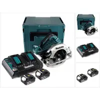 Makita DHS 782 PF2J Accu handcirkelzaag 36V (2x18V) 190 mm borstelloos in Makpac + 2x 3.0 Ah accu + dubbele lader