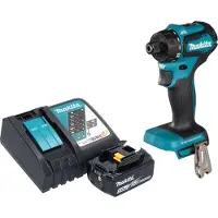 Makita DDF 083 RT1 accuboormachine 18 V 40 Nm 1/4'' borstelloos + 1x oplaadbare accu 5.0 Ah + lader