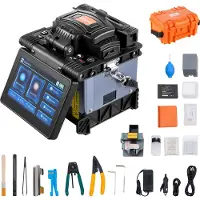 Vevor Fiber Optic Fusion Splicer met 6 motoren