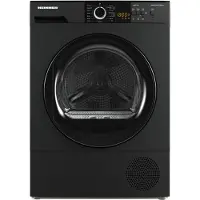 Heinner Wasdroger - Warmtepompdroger - 8 KG - 15 Programma's - LED Display - Trommelverlichting - Antraciet