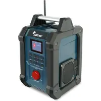LEICKE Bouwradio - DAB+ Bluetooth - 4000mAh Accu - 2x15W Stereo - Robuust en Draagbaar