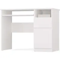 3Xeliving Bureau, wit, 98,5 x 75,5 x 51 cm