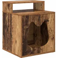 Syfax Kattenhuis Oudhout 42,5 x 40 x 53,5 cm Bewerkt hout