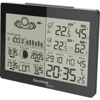 Technoline WS 6760 - Weerstation - DCF-77 klok - Hoogglans zwart
