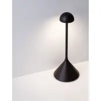 Nova Luce Tafellamp Dalt zwart oplaadbaar met USB