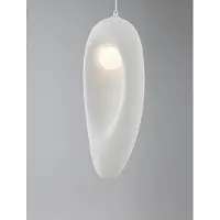Nova Luce Natuurlijke hanglamp Tempus wit 48cm