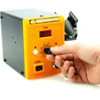Rosfix 858D kunststof lasapparaat + kunststof nietmachine, 300 g bindmiddelset, MAAR snellasmondstuk