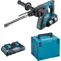 Makita DHR263PT2J Accuboormachine, 2x 18V Li-Ion