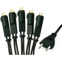 Hellum 30-delige LED-minilichtketting, warmwit, voor gebruik binnenshuis, met EU-stekker