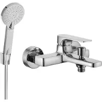 Mexen Lynx R40 badkraan met doucheset, chroom - 74593R40-00