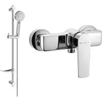 Mexen Lynx DF40 douchekraan met doucheset, chroom - 74594DF40-00