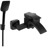 Mexen Libra R62 badkraan met doucheset, zwart - 74513R62-70
