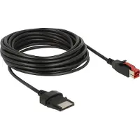 DeLOCK 85481 Zwart 5m PoweredUSB electriciteitssnoer
