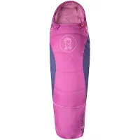 TROLLKIDS - Kid's Little Fjell Dreamer - Kinderslaapzak 110-145 x 58 x 38 cm - Body Length 90-130 cm, roze