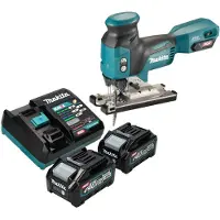 Makita JV 001 GM201 Accu-decoupeerzaag 40 V max. 135 mm borstelloos + 2x accu 4.0 Ah + lader