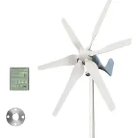 OEM Windturbine, hoge efficiëntie, geschikt voor systemen die niet op het elektriciteitsnet zijn aangesloten, met MPPT-regeling, 3000W, 12V