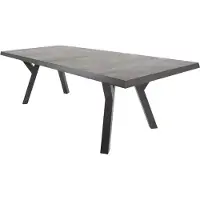 In And OutdoorMatch Tafel - 243x103x74 cm - Aluminium - Keramische platen