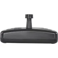 In And OutdoorMatch Balkonschermhouder van kunststof, vulbaar - 20 liter - antraciet - diameter 20-38 mm