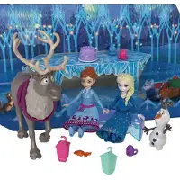 Disney Adventskalender "De Koningin van de Sneeuw", 24 verrassingen met poppen en accessoires, Frozen, Mattel HWX20