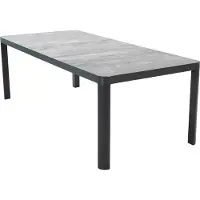 In And OutdoorMatch Tafel - 220x100x74 cm - Aluminium - Keramische platen