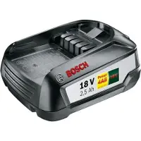 Bosch Accu 18V, 2,5 Ah, POWER FOR ALL 18V, lithium-ion accu, geen geheugeneffect