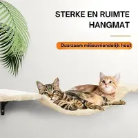 Merkloos Klimwand voor katten - Klimwand voor katten - Klimwand voor katten - Meubels voor katten (met klimwand) - Grijs