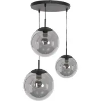 Steinhauer Hanglamp 3-lichts Bollique 200cm Zwart