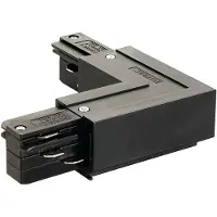 SLV 3 Fase L Connector 1 Aarde Buiten Zwart