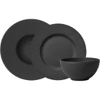 Villeroy & Boch Servies Manufacture Rock Starter (set, 6-delig)