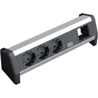 Bachmann DESK 3x Geaard stopcontact 1x ABD GST18