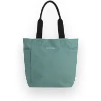 Greentom Shopper - Draagtas, Boodschappentas, Lichtgewicht & Duurzaam (Gerecycled) - Sage Groen