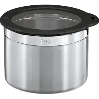 Rösle Dose met luchtdichte deksel, diameter ongeveer 16 cm, hoogte ongeveer 12 cm