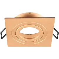 SLV Inbouwring New Tria 75 vierkant rose - zonder fitting