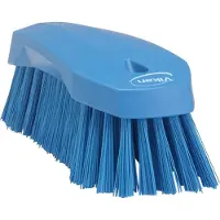 Vikan Hygiene 3890-3 grote werkborstel blauw, harde vezels, 200mm