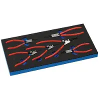 Knipex Gereedschapsmodule | 6-delig 1/3-module | binnen/buitenringen J0-2/A0-2 | 1 stuk - S4000871307 S4000871307