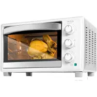 Cecotec Tafeloven Bake & Toast 3090 Wit, 30 liter, 1500W, 5 functies, inclusief draaispit, binnenverlichting, kruimelbak, 360º-hendel