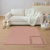 LittleTom 9-delige Kinder Puzzelmat - TÜV-getest - 30x30 cm EVA Foam Tegels met Randen - Opvouwbare Speelmat met Antislip Oppervlak - Isolerende Vloermat voor Kinderkamer