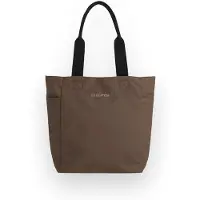 Greentom Shopper - Draagtas, Boodschappentas, Lichtgewicht & Duurzaam (Gerecycled) - Bruin