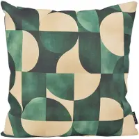 NOVÉE Arcade Groen Kussenhoes | 45 x 45 cm | | Katoen/Linnen
