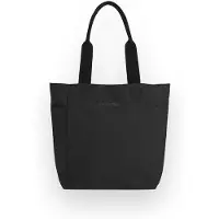 Greentom Shopper - Draagtas, Boodschappentas, Lichtgewicht & Duurzaam (Gerecycled) - Zwart